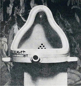 Alfred Steiglitz photo of the original Fountain